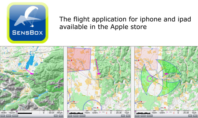 Flytec SensBox Apps